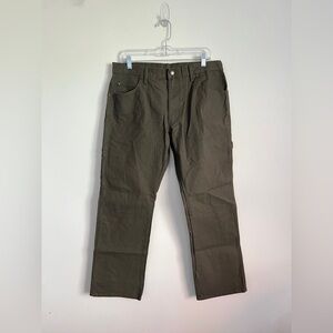 Dickies Relaxed Fit Sanded Duck Carpenter Pants Green Olive Size 32x30